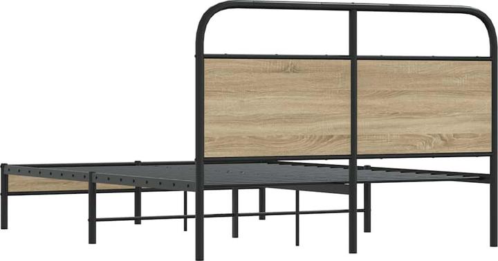 Immagine prodotto VidaXL Struttura letto senza materasso 120x190 cm in legno di quercia affumicata (120 x 190 cm)