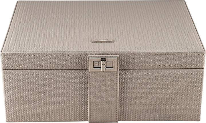 Produktbild Windrose 803954.07 - Schmuckkoffer L mit Einsatz Corbello taupe