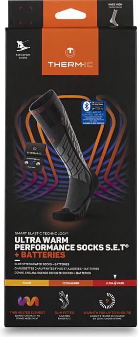 Actual product image Therm-ic Ultra Warm Performance Socks S.E.T. SPack 1400 BT (size: 45.0 - 47.0, grey/or (45 - 47)