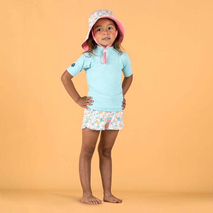 Image du produit Nabaiji T-shirt UV bébé manches courtes - bleu clair (76, 78, 80 C)