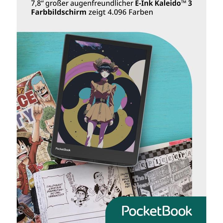 Produktbild PocketBook InkPad Color 3 (7.80", 32 GB, Stormy Sea)