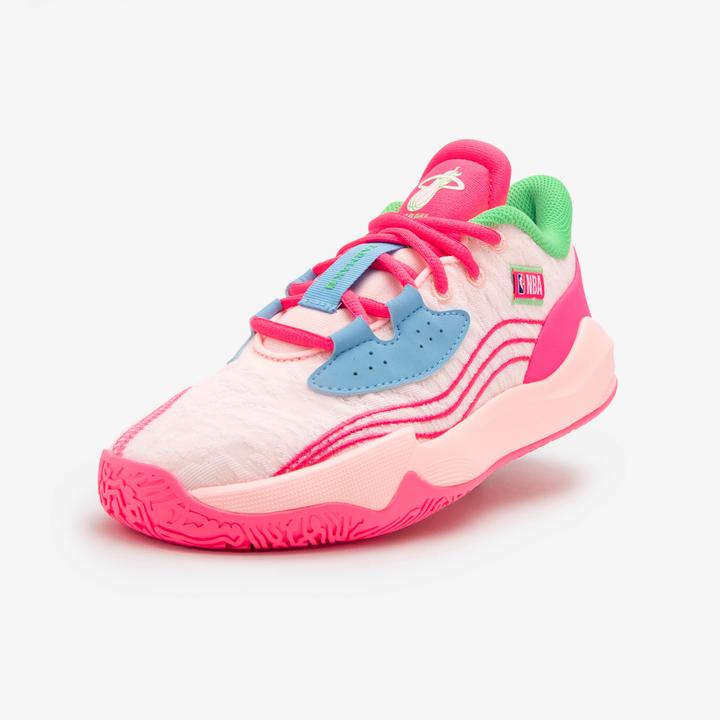 Immagine prodotto Tarmak Scarpe da basket per bambini basse NBA Miami Heat - Fast 900 Low-1 rosa (37)