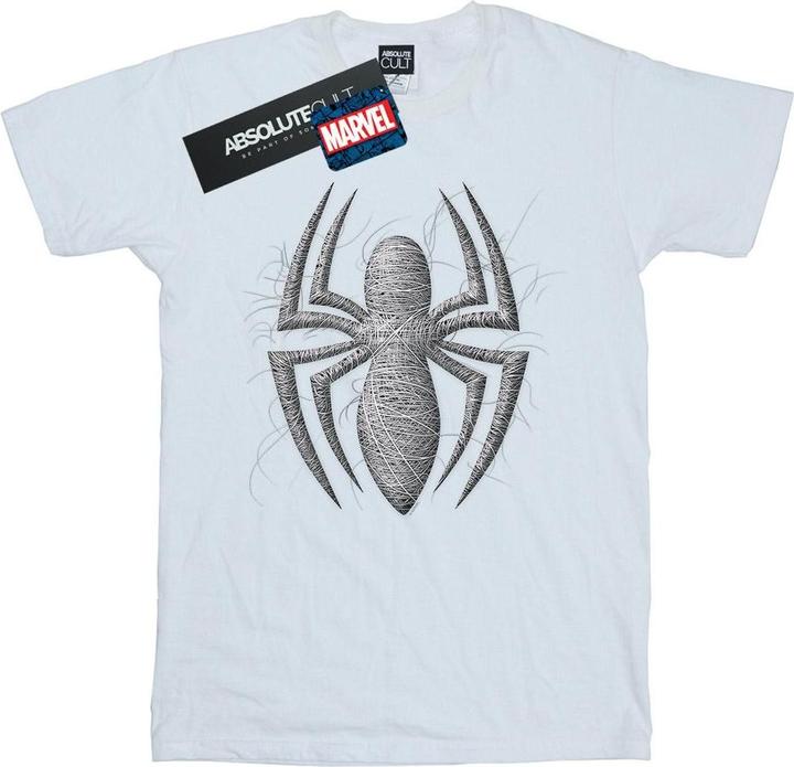 Immagine prodotto Spider-Man Web Logo Maglietta Uomo (3XL)
