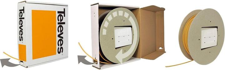 Produktbild Televes OB4470 Optische Box 4 Ausgänge mit 70m Kabel (Antennenkabel)