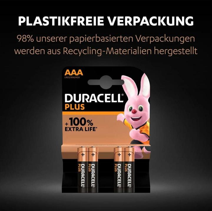 Productafbeelding Duracell Plus (4 Pcs., AAA, 1175 mAh)