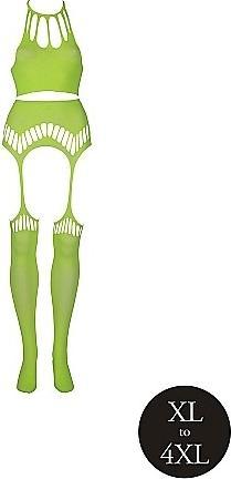 Immagine prodotto Ouch! Two Piece with Crop Top and Stockings - Green - XL/XXXXL (XL, XXL, 3XL)