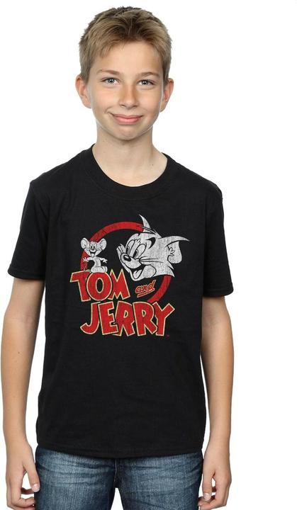 Produktbild Tom & Jerry Distressed Logo TShirt Jungen (140, 146)