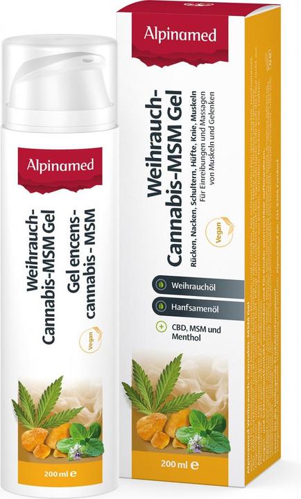Produktbild Alpinamed Weihrauch Cannabis MSM Gel Gel (1 x, 100 ml, 161 g)