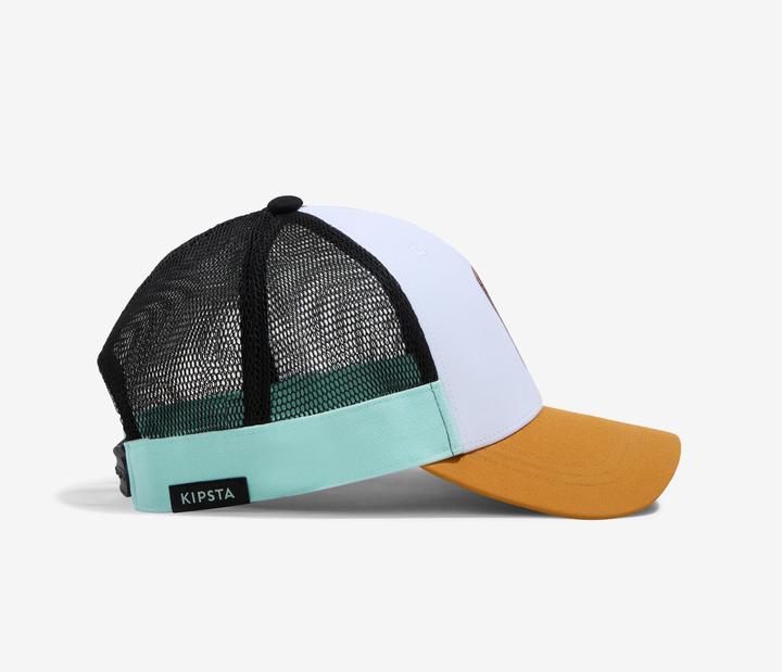 Immagine prodotto Kipsta Cappellino da beach volley da donna/uomo - Trucker bianco/marrone (Taglia unica)