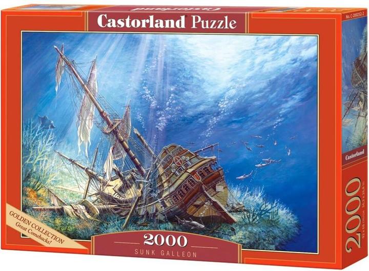Actual product image Castorland Sunk Galleon Jigsaw puzzle 2000 pc(s) Ships (2000 pieces)