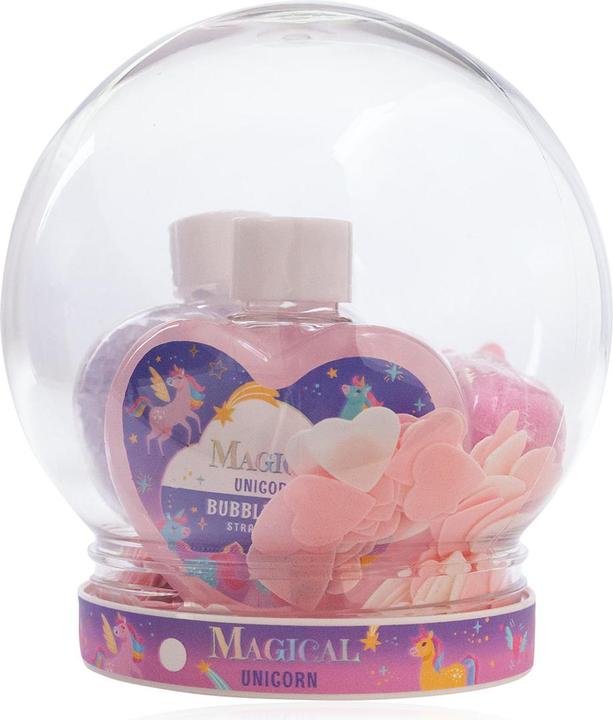 Accentra Geschenkset für Kinder MAGICAL UNICORN in Geschenkbox "Schneekugel"