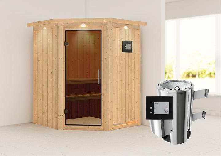 Actual product image Karibu Nanja with roof wreath (Plug & Play 3.6 KW external control)