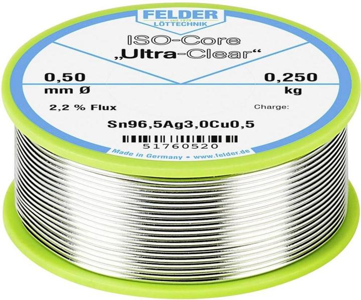 Produktbild Felder Lottechnik Ultra Clear, 0.25 kg, 0.5 mm (Lötspulenkit)