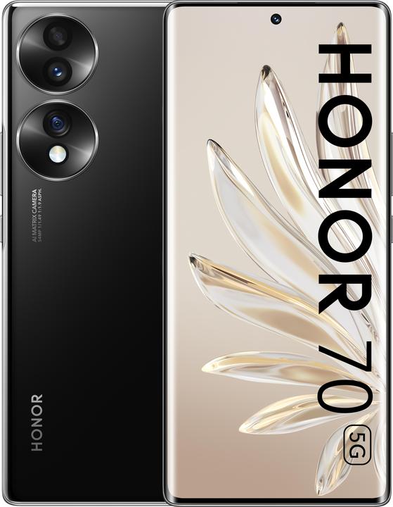 Honor 70 (256 GB, Midnight Black, 6.67", Dual SIM, 54 Mpx, 5G)