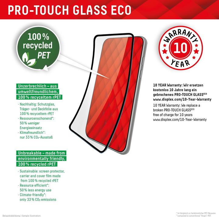 Image du produit Displex Pro Touch Eco Glass, Panzerglas (1 pièce(s), Samsung Galaxy S22+, Samsung Galaxy S23+)