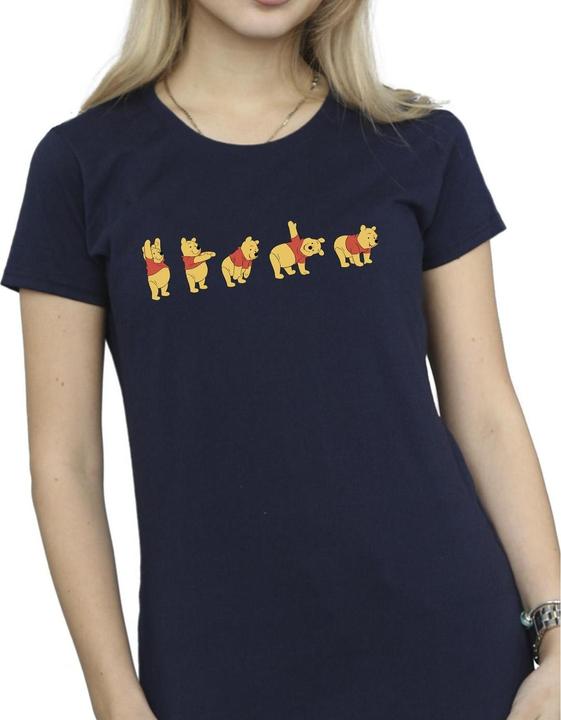 Actual product image Disney Womens/Ladies Winnie The Pooh Stretching Cotton T-Shirt (S)