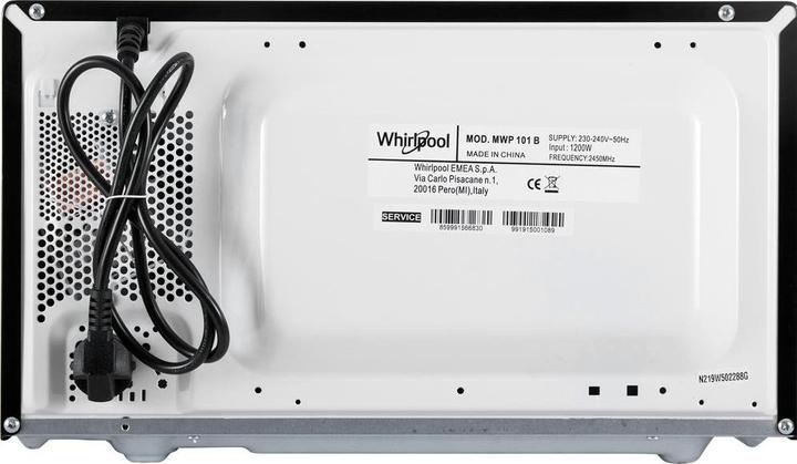 Produktbild Whirlpool MWP 101 B Arbeitsplatte Solo-Mikrowelle (EU-Stecker, 20 l)