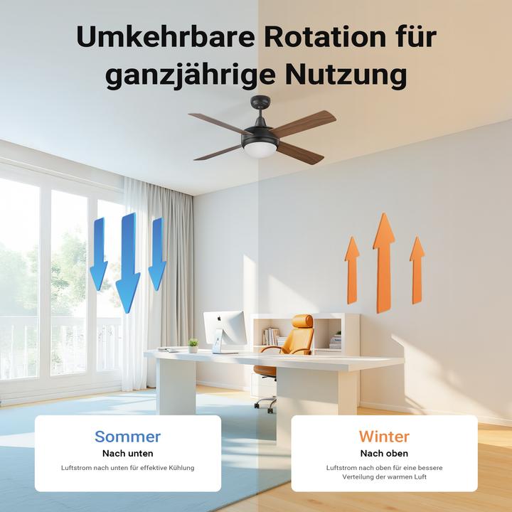 Produktbild Wiltec Deckenventilator (55 dB)