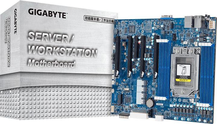 Image du produit Gigabyte Carte serveur AMD EPYC UP 7000 8-Ch DDR4 (SP3, AMD SoC, ATX)