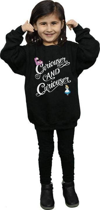Produktbild Disney Mädchen Alice im Wunderland Curiouser Sweatshirt (152, 158)