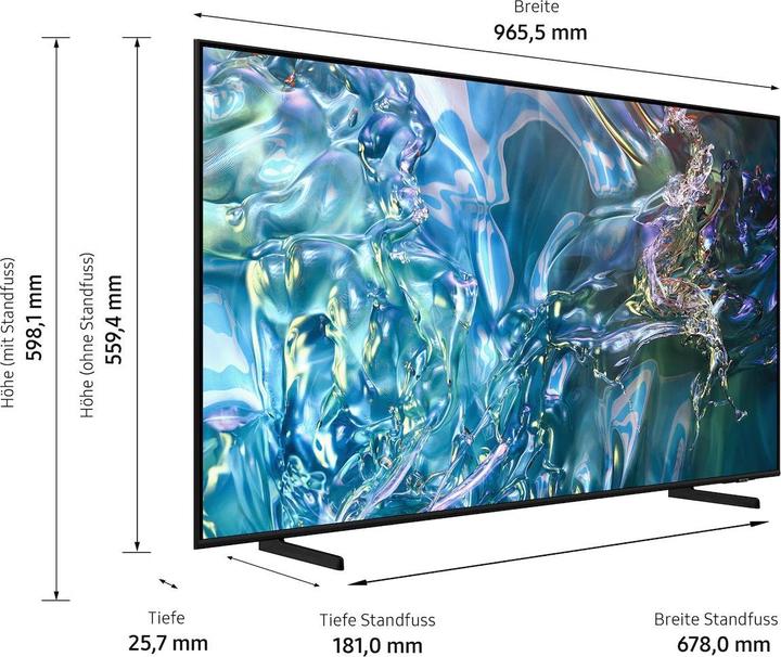 Actual product image Samsung QE43Q60D (43", Q60D, QLED, 4K, 2024)