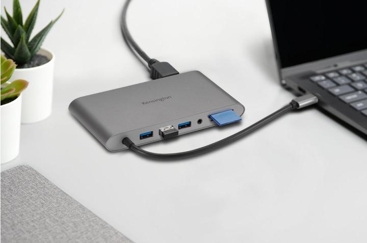 Actual product image Kensington UH1440p Mobile USB-C 8-in-1 Docking Station (USB-C, 3 Ports)