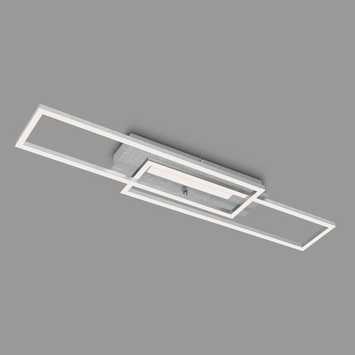 Actual product image Briloner LED ceiling light, brushed aluminum, LED/40W (4400 lm)