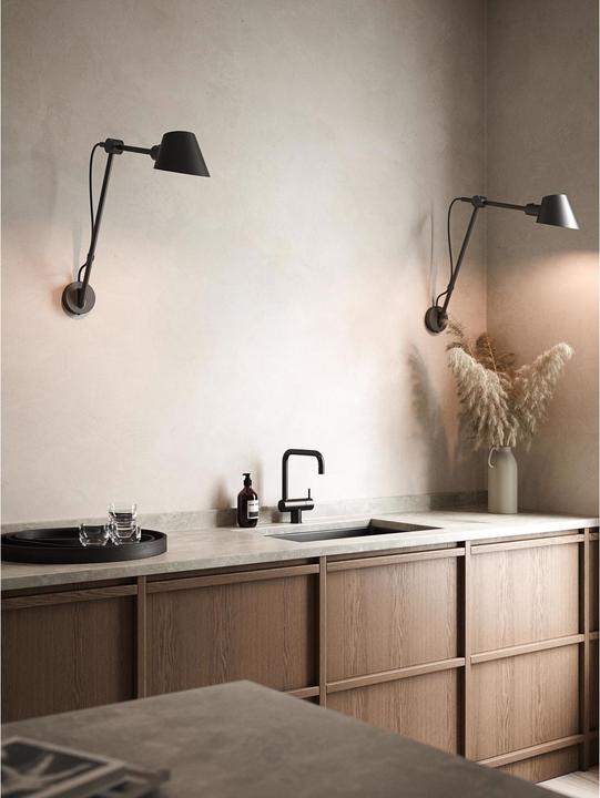 Immagine prodotto Nordlux Lampada da parete Stay Long E27, Nero (E27)