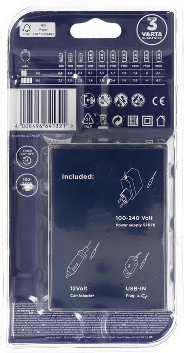 Actual product image Varta LCD Charger (1 pcs., AAA, AA, 2600 mAh, Chargers without battery)