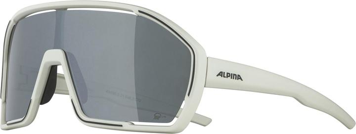 Actual product image ALPINA SPORTS Bonfire Q-Lite (Cool Grey Matt-Silver Mirror, Silver)