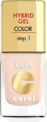 Image du produit Delia Cosmetics Cosmetics Coral Hybrid Gel Nail Polish No. 20 Ivory 11ml
