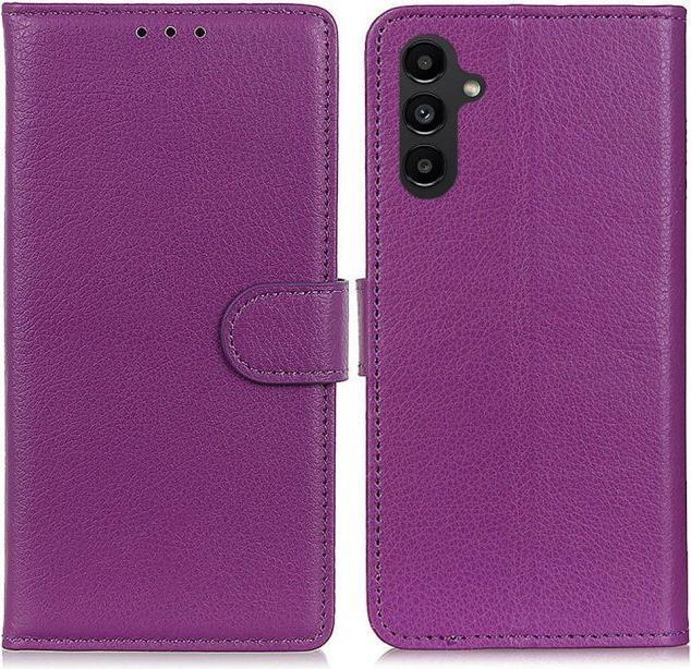 Productafbeelding MU Classic Litchi Leather Boekomslag serie (Samsung Galaxy A14 5G, Samsung Galaxy A14)