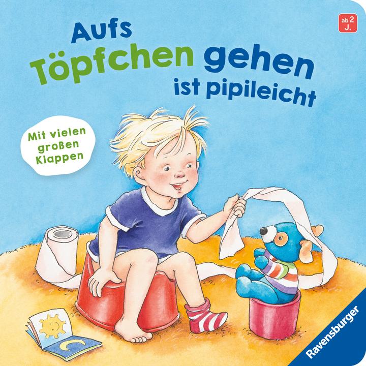 Immagine prodotto Ravensburger Andare nel vasino è facile: un libro di giochi con tanti risvolti (Tedesco)