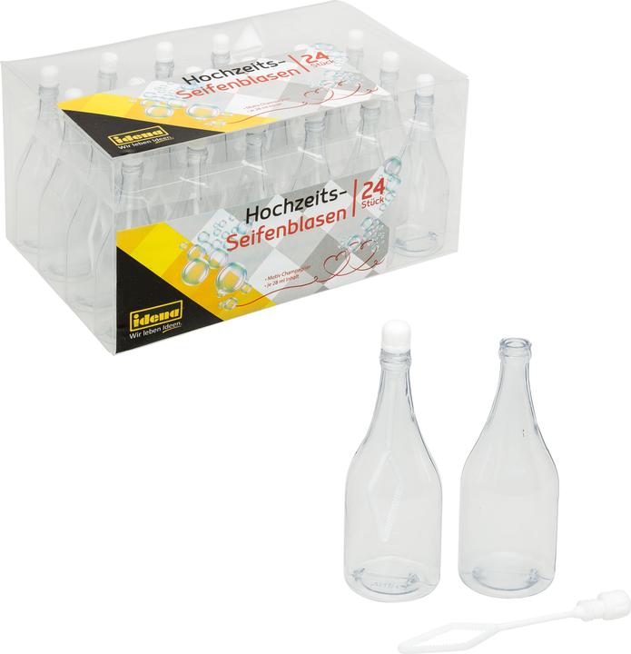 Produktbild Idena Seifenblasen 28ml Champagnerflasche 24er