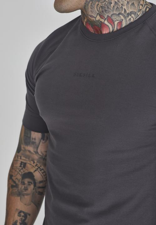 Actual product image Siksilk Smart T-Shirt in Dark Grey (S)