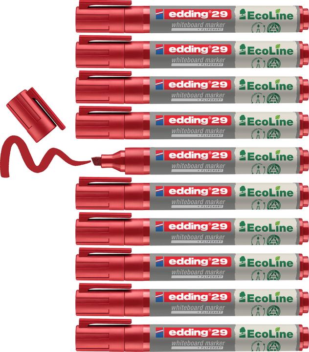 Actual product image Edding Whiteboard Marker 29 (Red, 1 mm, 1 x)