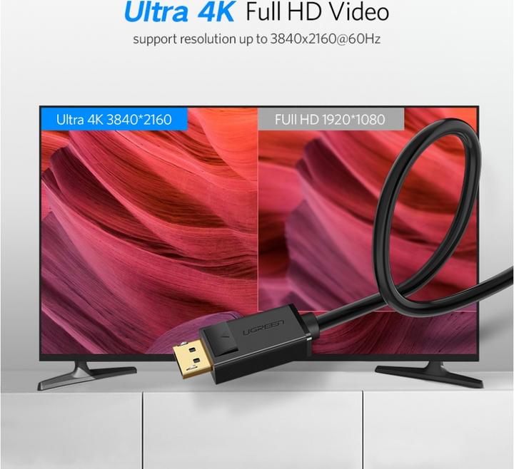 Image du produit Ugreen Port d'affichage sur port d'affichage (1.50 m, DisplayPort)