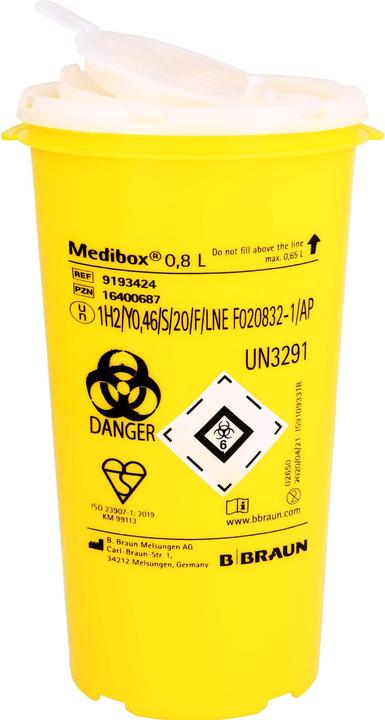 Medibox Kanülensammler 0.8l