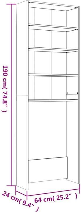Produktbild VidaXL Waschmaschinenschrank