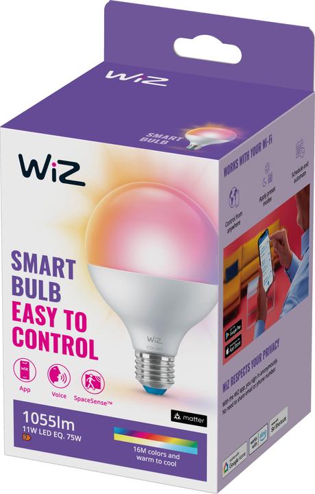 Actual product image WiZ Tunable White & Color (E27, 11 W, 1055 lm, 1 x, E)