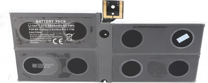 Image du produit XCell Batterie compatible avec Microsoft Surface Pro 5, Surface Pro 5 1796, G3HTA038H 7,57 Volt 5940mAh