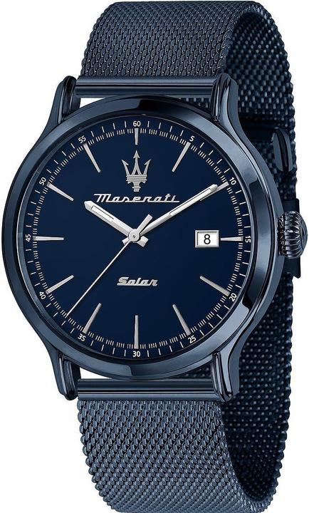 Maserati R8853149001 Blue Solar 45mm 10ATM (Analoguhr, 45 mm)