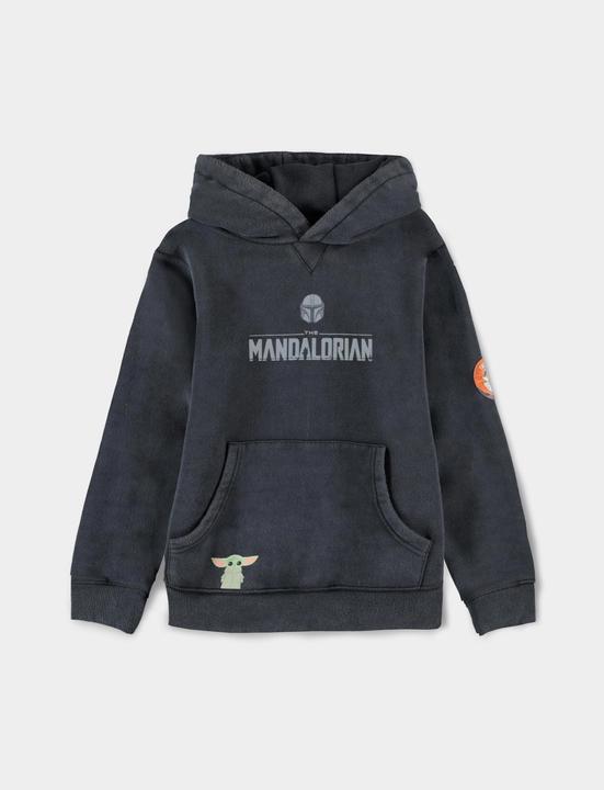 Actual product image The Mandalorian The Child Girls Patched Hoodie (134)