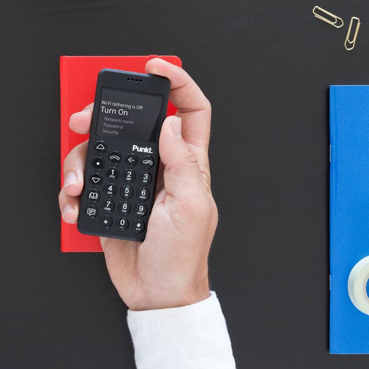 Actual product image Punkt. MP02 Mobile phone