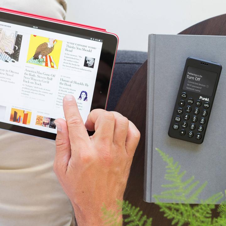 Actual product image Punkt. MP02 Mobile phone