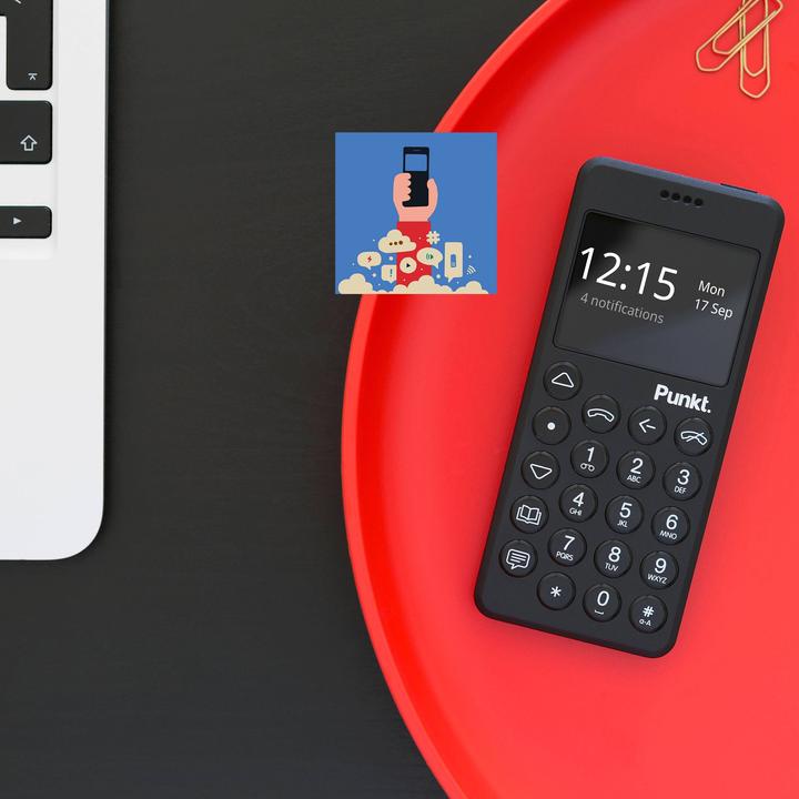 Actual product image Punkt. MP02 Mobile phone