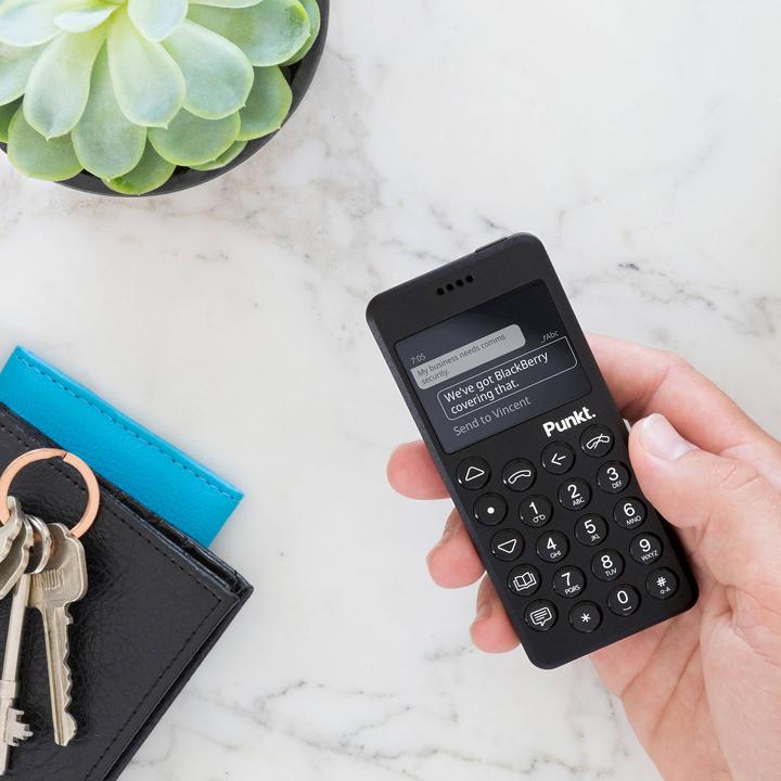 Actual product image Punkt. MP02 Mobile phone