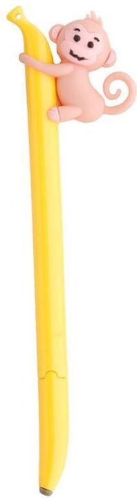 Actual product image Puckator Monkey Banana Fine Tip Ballpoint Pen Pen (Black)