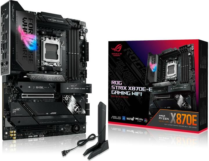 Produktbild ASUS ROG STRIX X870E-E GAMING WIFI (AM5, AMD X870E, ATX)