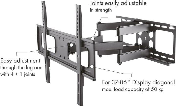 Immagine prodotto Schwaiger LWHD7050513 (Muro, 66", 50 kg)